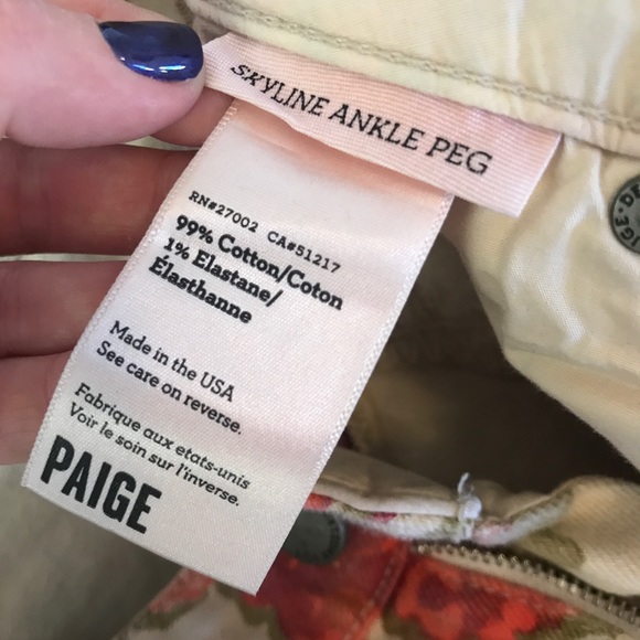 Paige Skyline Ankle Peg Floral - Picture 4 of 4